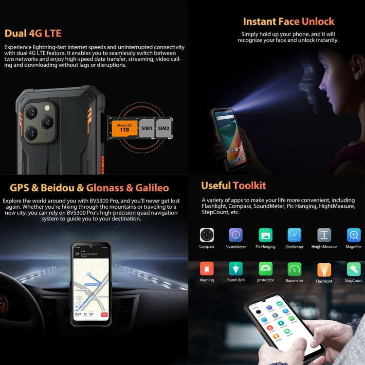 IP68/IP69K/MIL-STD-810H, Face Unlock, 6580mAh Battery, 6.1 inch Android 12 MTK6765 Helio P35 Octa Core up to 2.3GHz, Network: 4G, OTG, NFC, Dual SIM IP68/IP69K/MIL-STD-810H, Face Unlock, 6580mAh Battery, 6.1 inch Android 12 MTK6765 Helio P35 Octa Core up to 2.3GHz, Network: 4G, OTG, NFC, Dual SIM